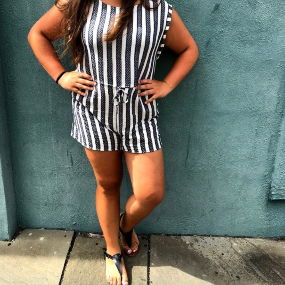 Striped Romper